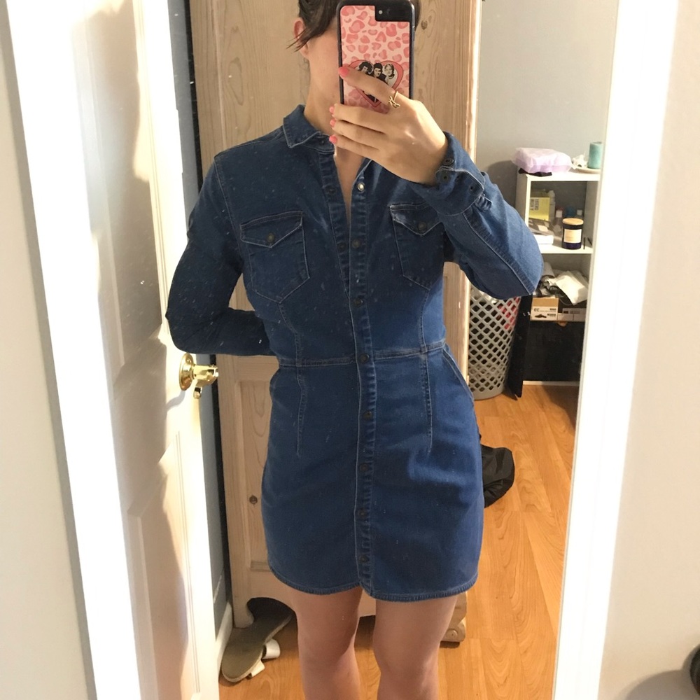 Free People Denim style cotton Dress